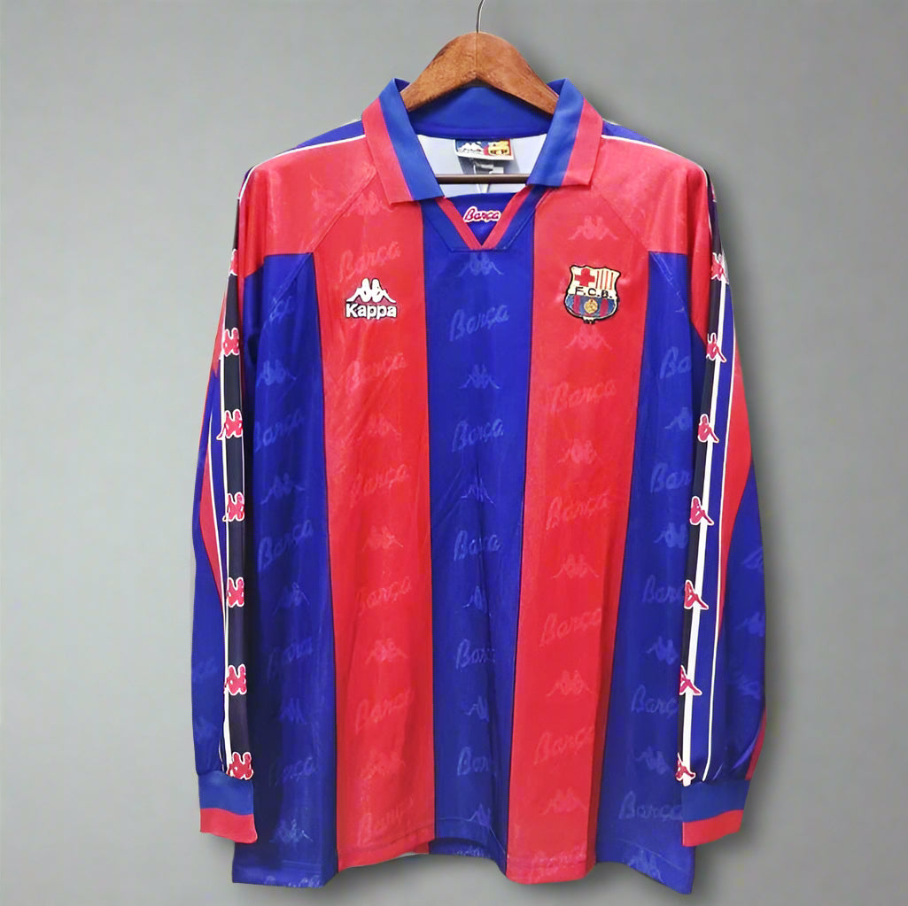 FC Barcelona 96/97 Long Sleeve Home Jersey