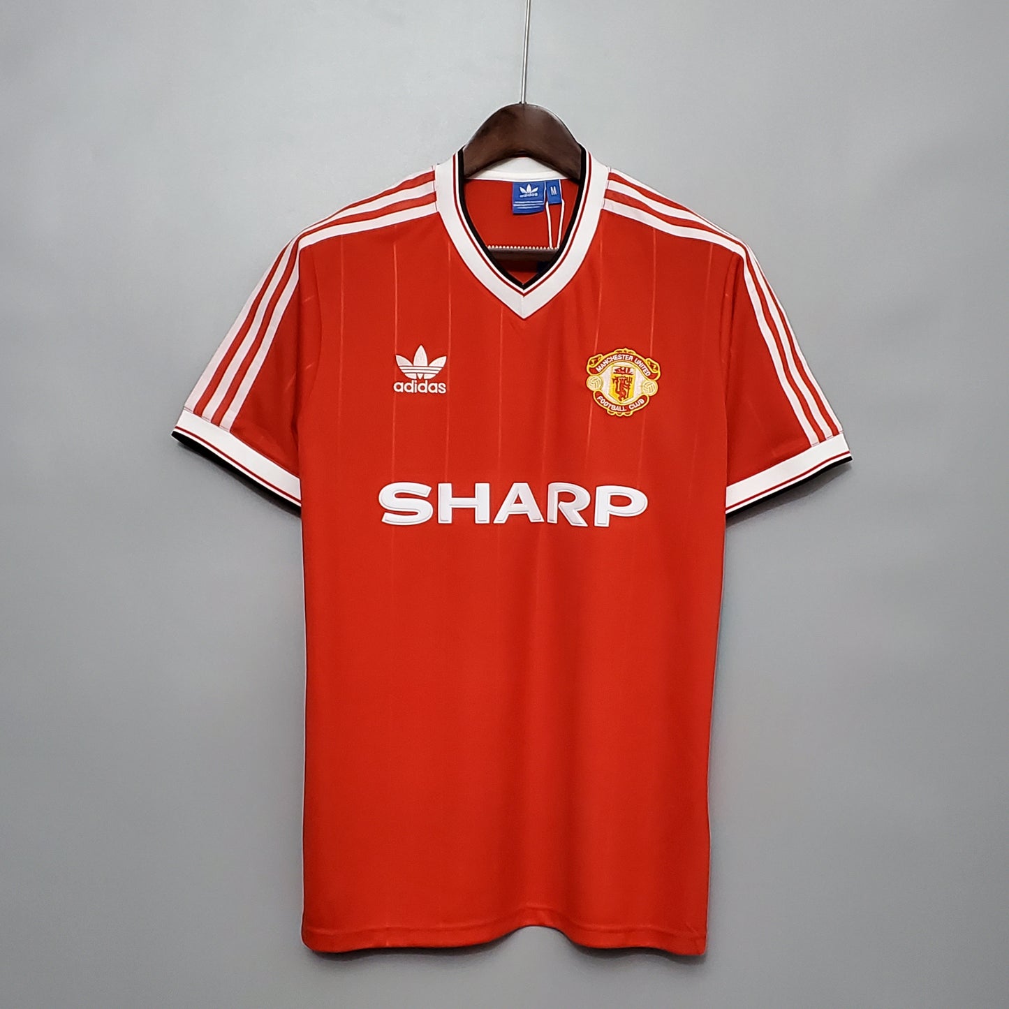 Manchester United 1983 Home Short Sleeve Jersey
