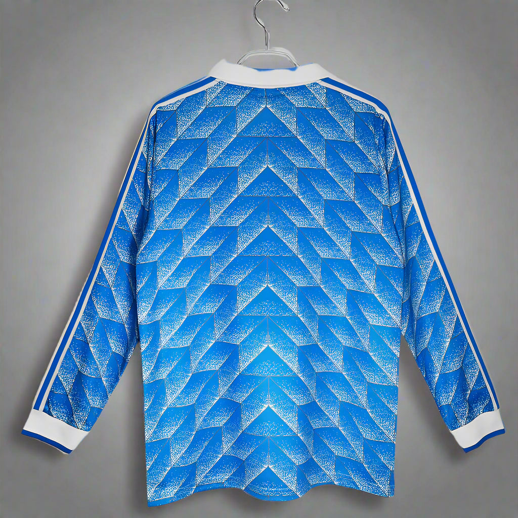 East Germany 1988 Blue Away Long Sleeve Jersey
