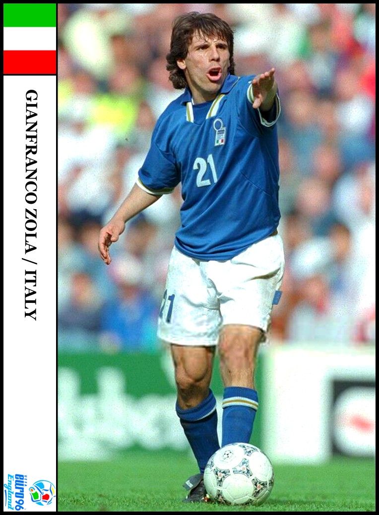 Italy 1996 Home Jersey