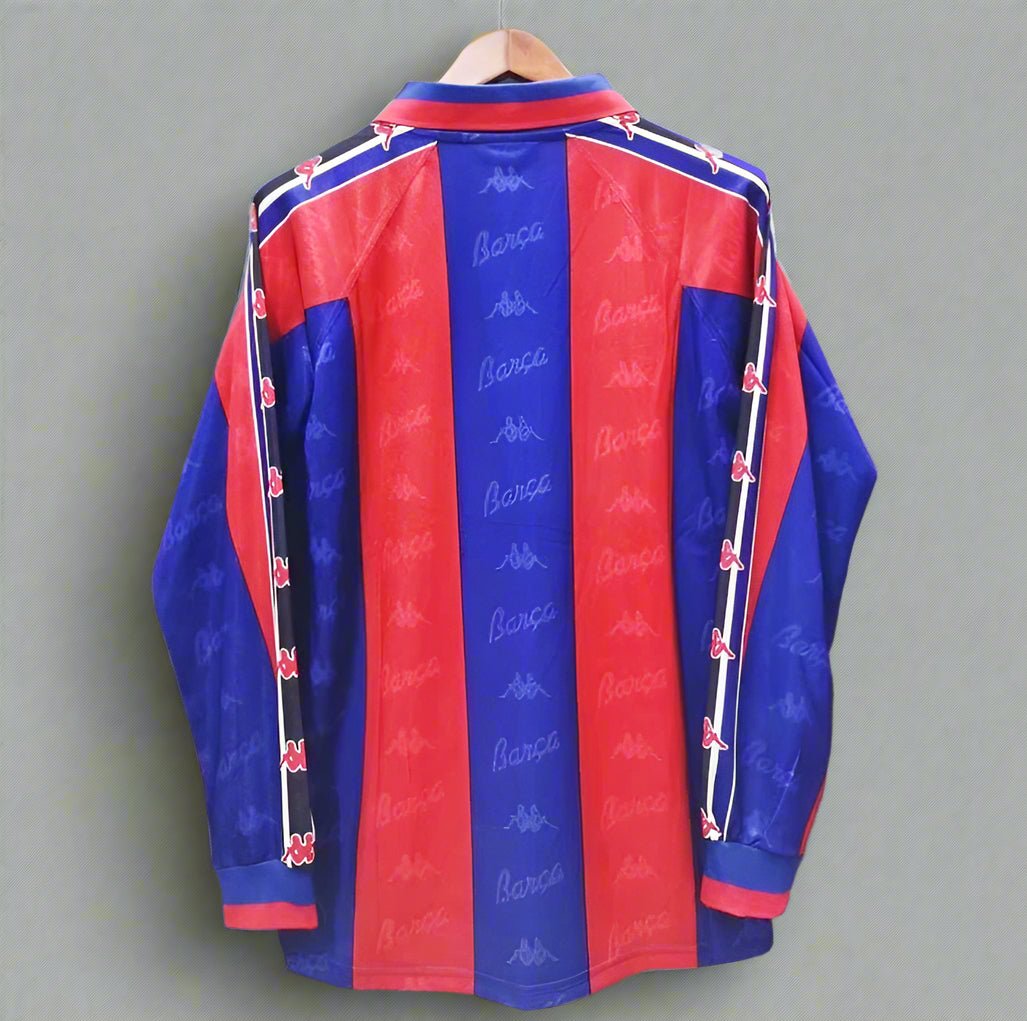 FC Barcelona 96/97 Long Sleeve Home Jersey
