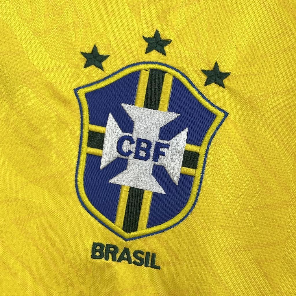 Brazil 1991 - 1993 Home Jersey