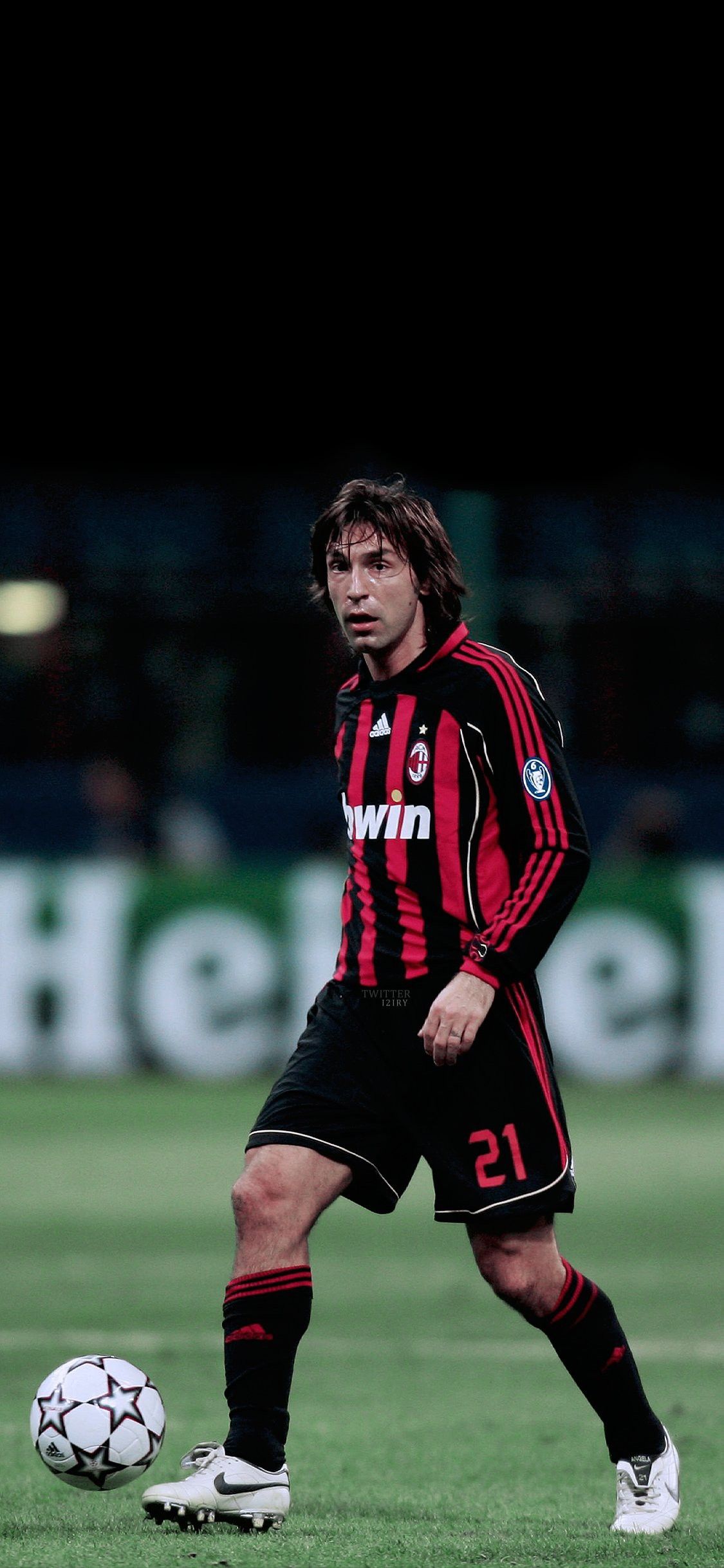 AC Milan 06/07 Long Sleeve Home Jersey