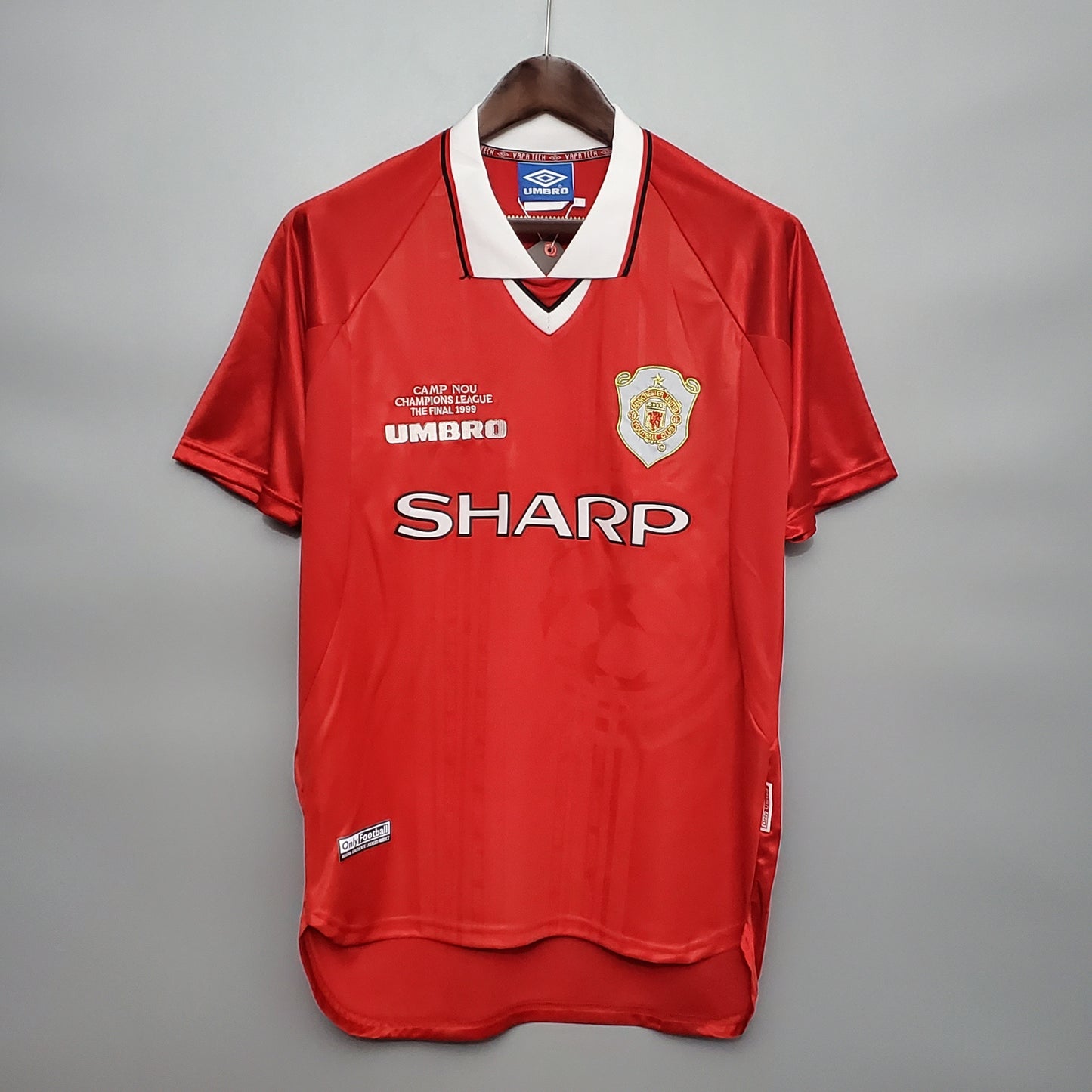 Manchester United 1999 Champions League Final Short Sleeve Jersey