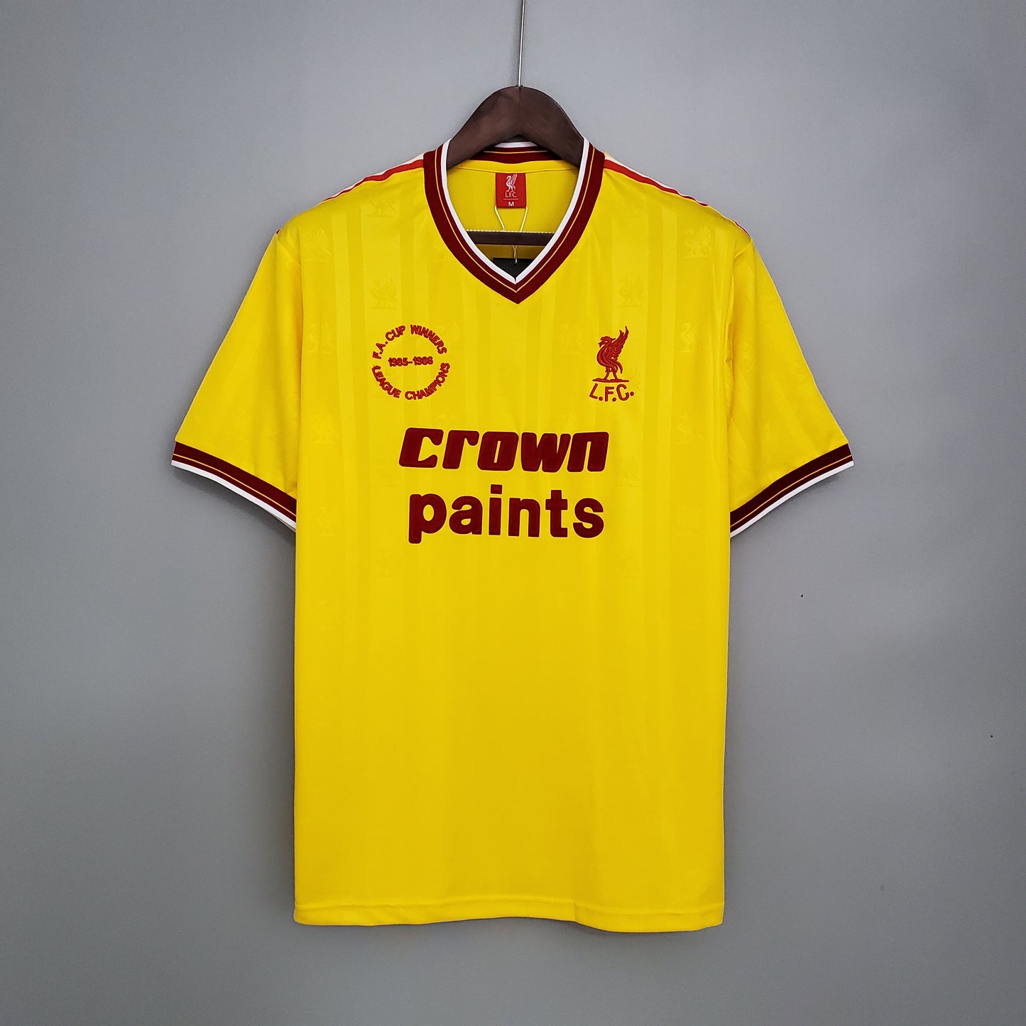 Camiseta de visitante de la tercera equipación del Liverpool 1985/86 Double Winners