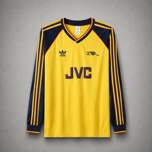 Arsenal 1988 - 90 Away Long Sleeve Jersey