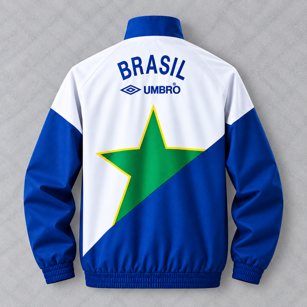 Brazil 1992 - 94 Retro Tracksuit Top back