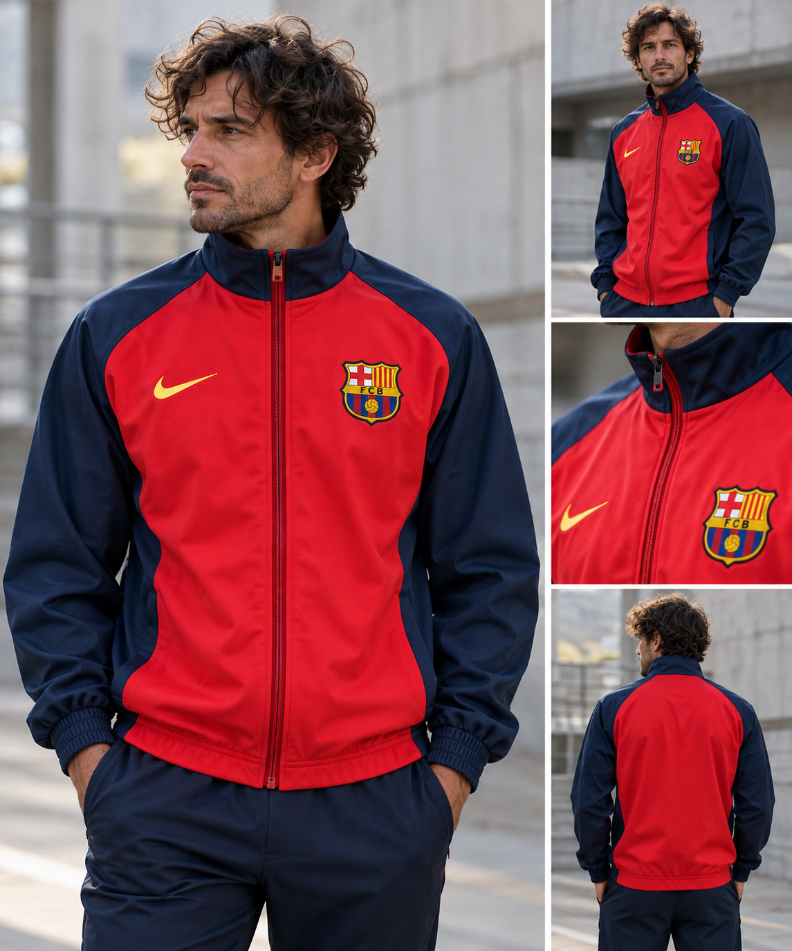 FC Barcelona 1998 - 2000 Tracksuit Top