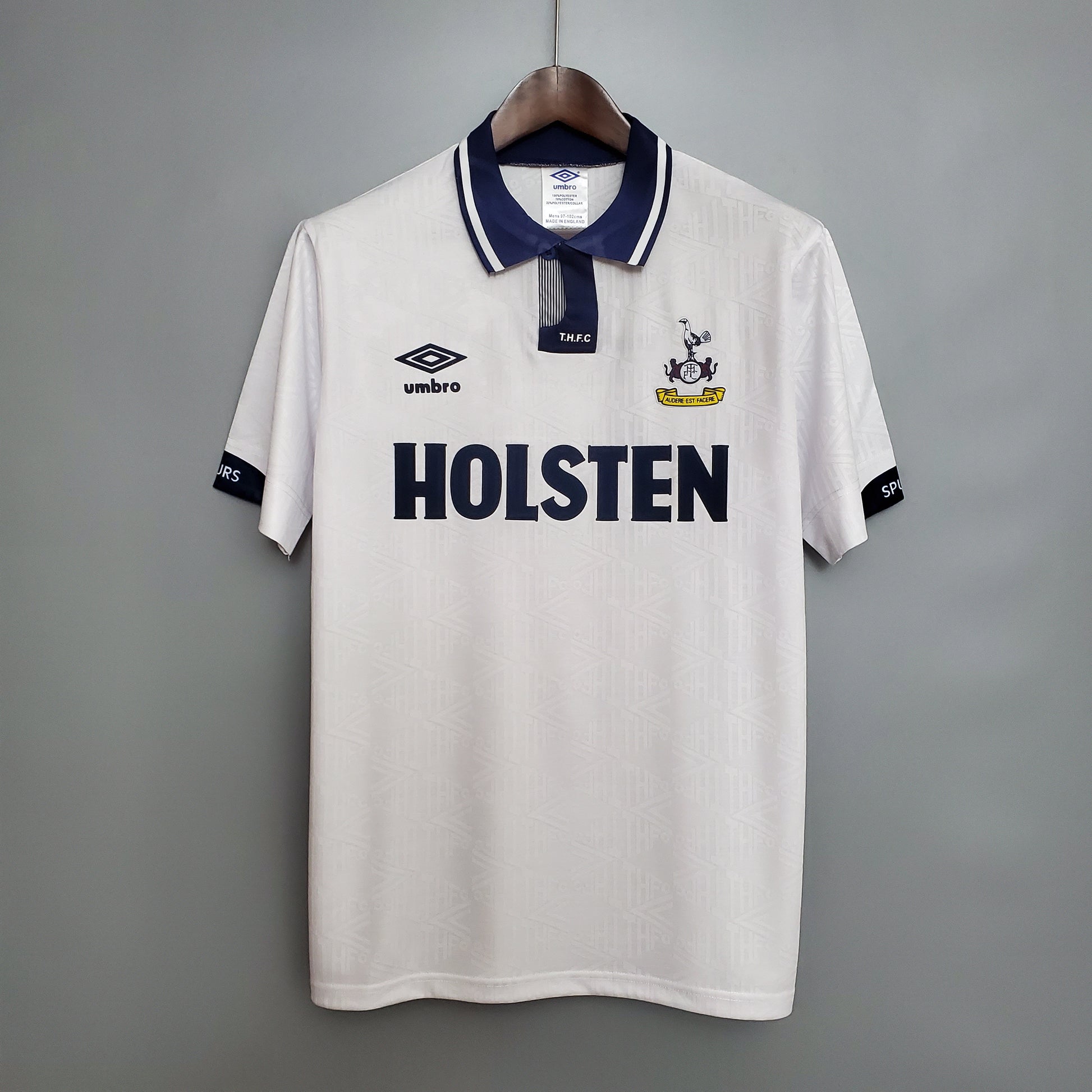 Retro Football Classics Tottenham Hotspurs 92 - 94 Home Jersey