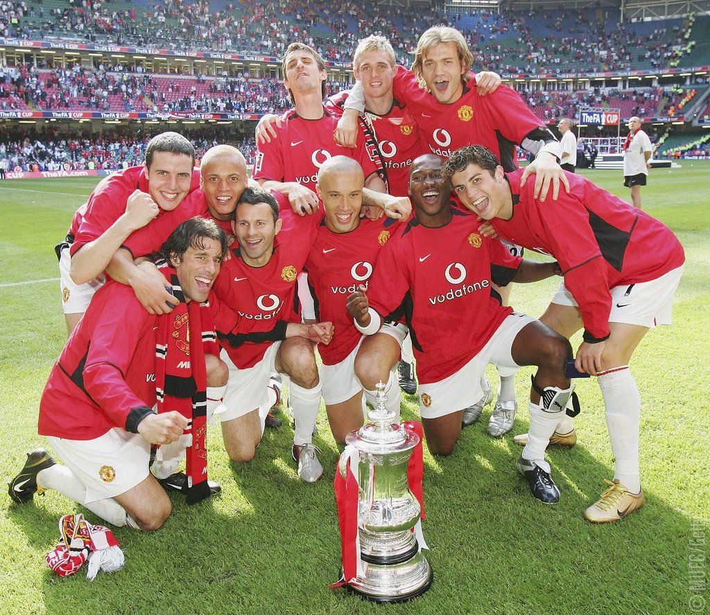 Manchester United 2002 - 04 Home Jersey