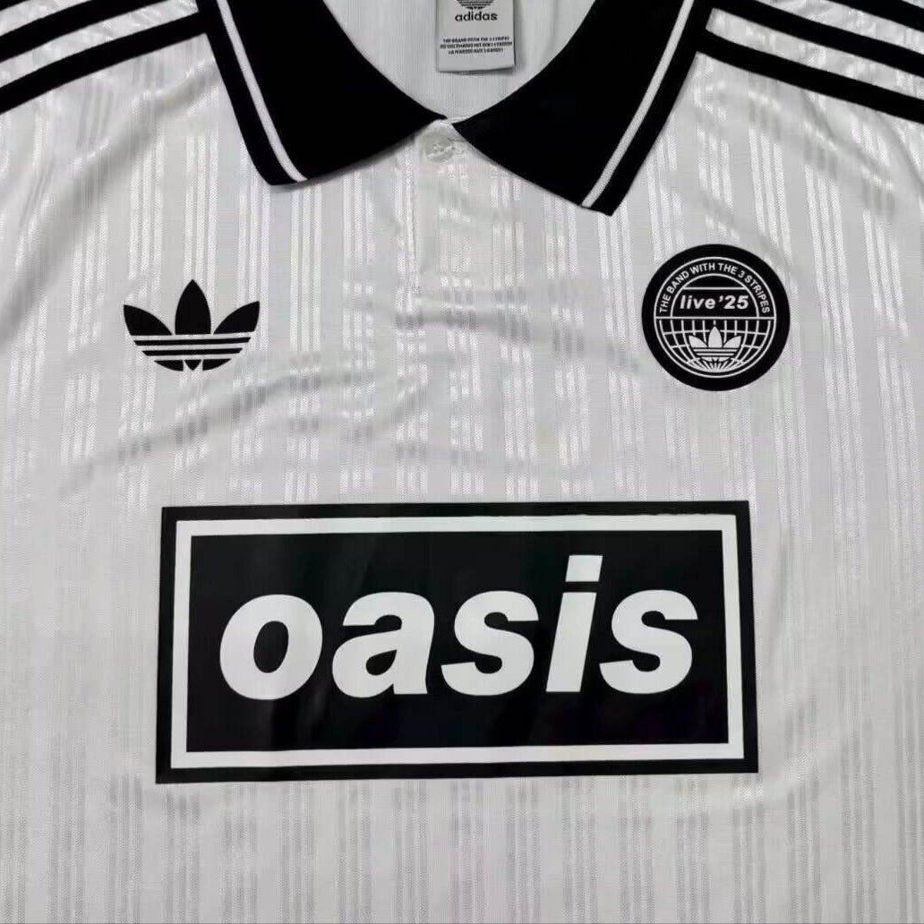 oasis Live 25 Jersey White