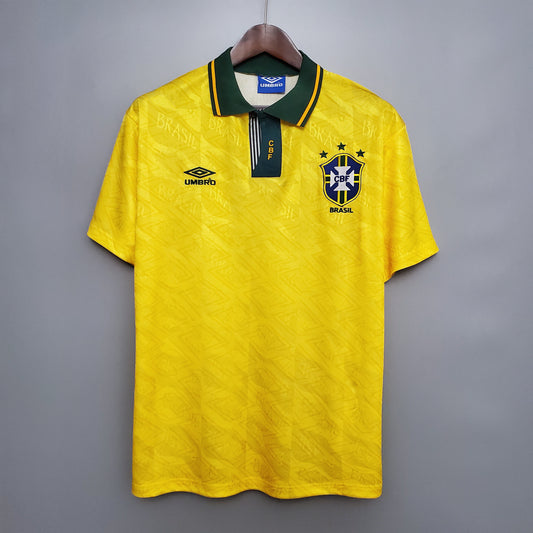 Brazil 1991 - 1993 Home Jersey