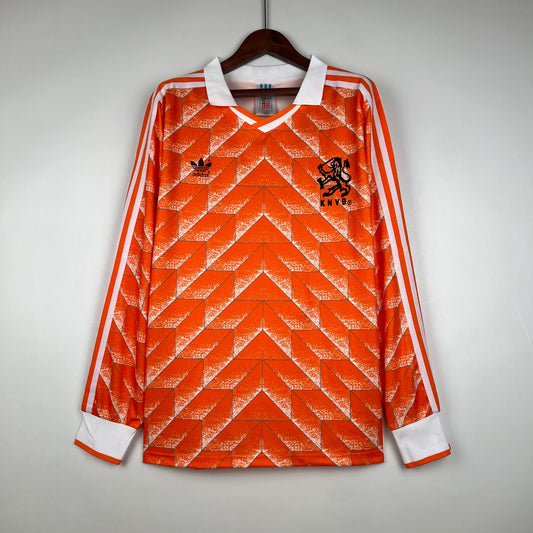 Holland 1988 Home long sleeve Jersey