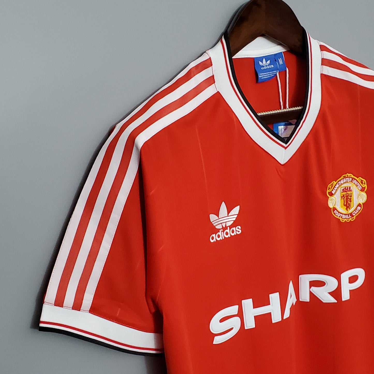 Camiseta manga corta Manchester United 1983 Primera equipación