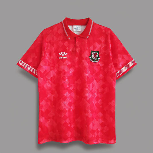 Wales 1990 Home Jersey
