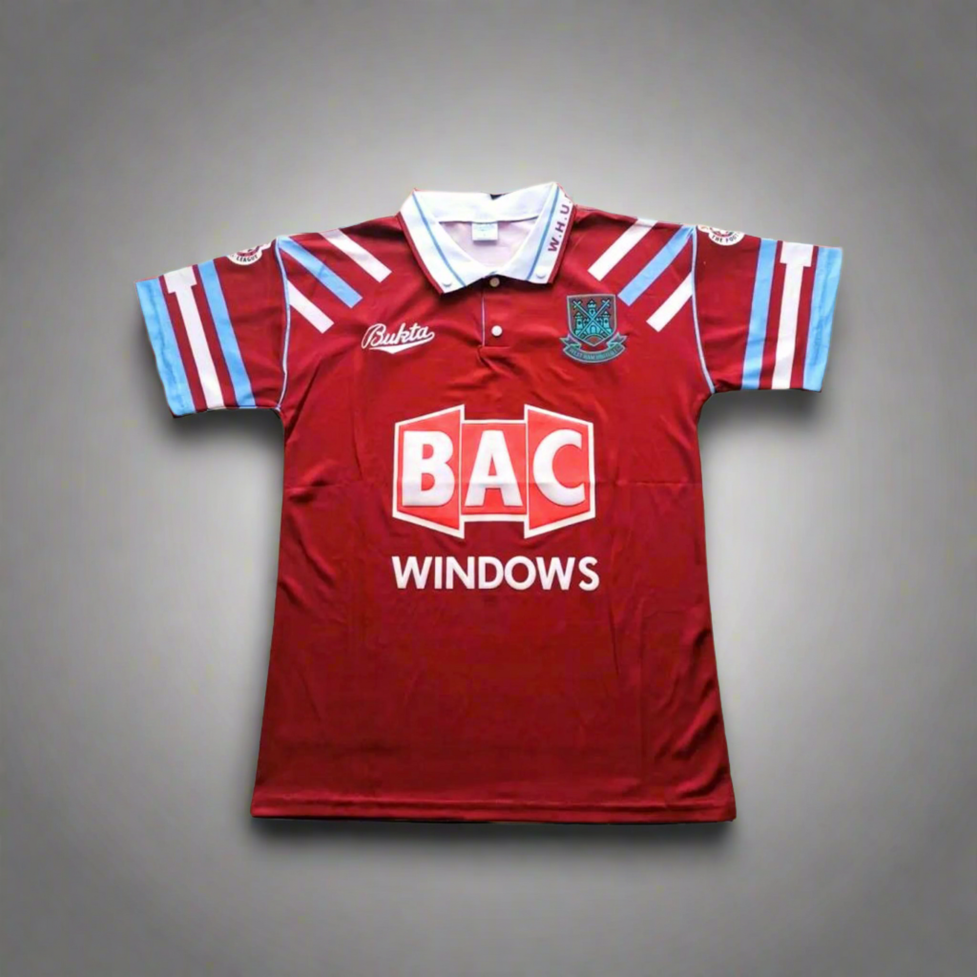 Retro Football Classics West Ham United 91/92 Home Jersey